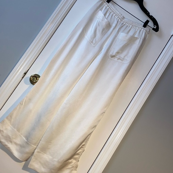 Elegant Pearly Silky Wide-Leg Pants - Picture 8 of 12